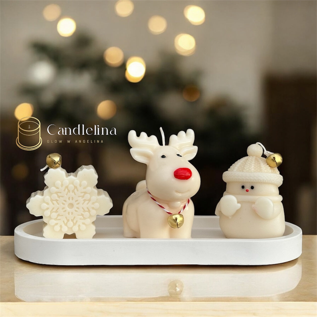 Rudolph & Friends Set (With Tray)