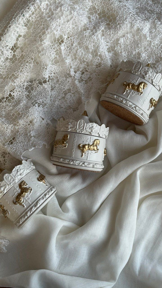 Large Carousel Candle