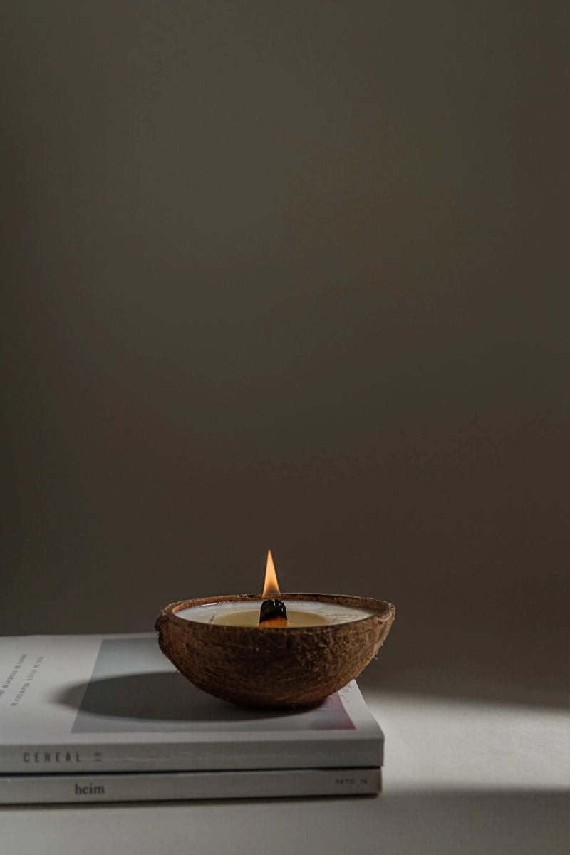 Coconut Shell Candle