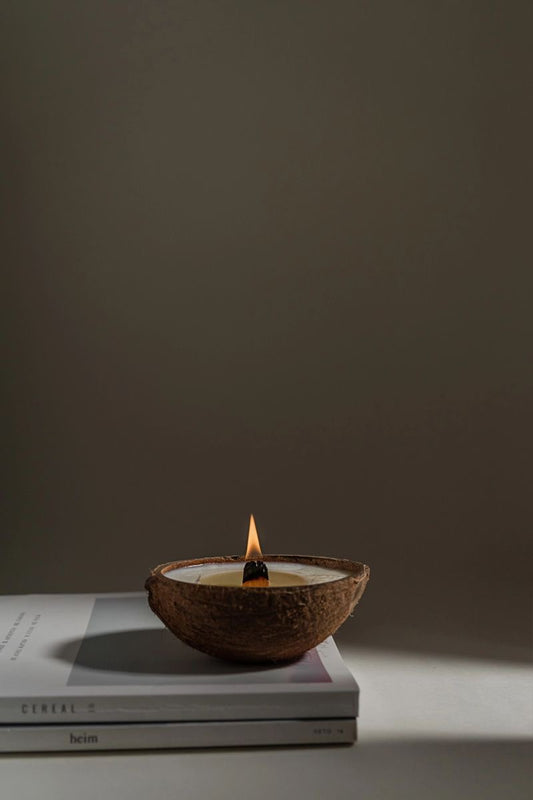 Coconut Shell Candle