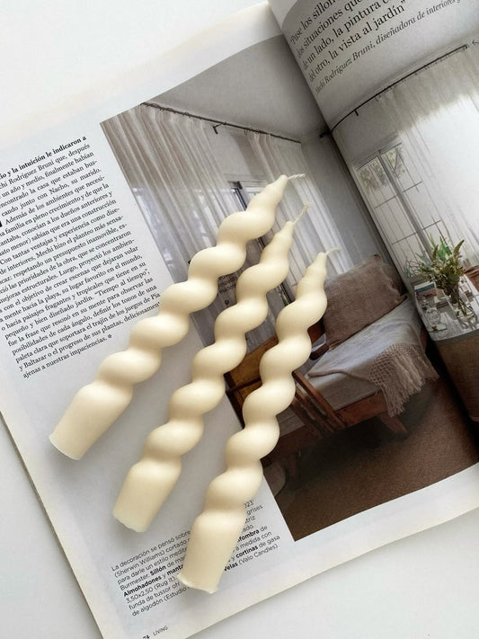 Swirl Candlestick (2 Pcs)