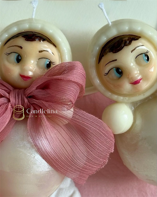 Babushka Candle (With Ears)