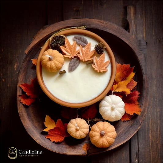 Autumn Pottery Candle