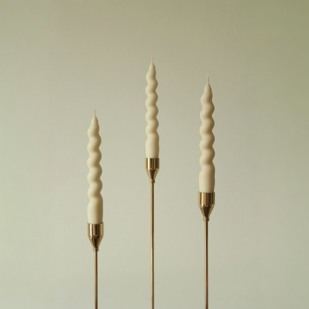 Swirl Candlestick (2 Pcs)