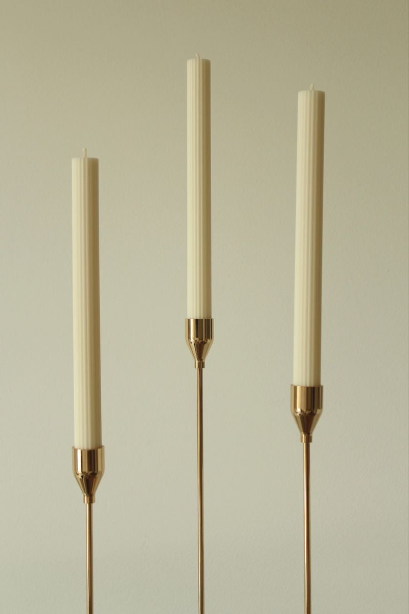 Striped Candlestick (2 pcs)