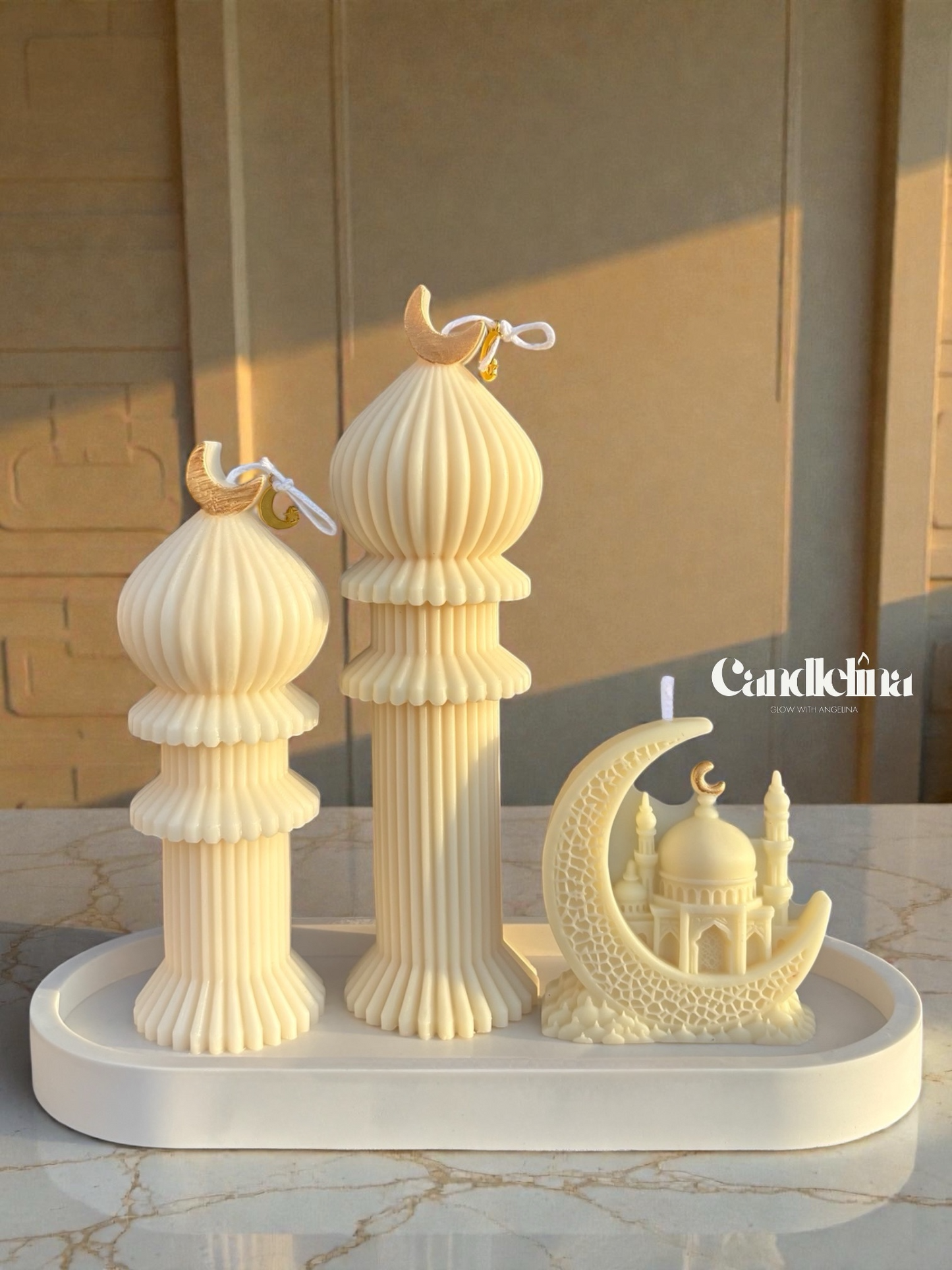 Noor Al Qamar Set (With Tray)