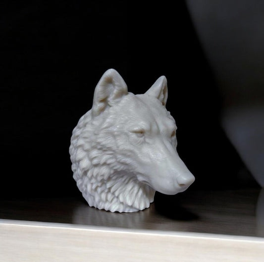 Luna Wolf Candle