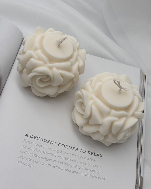 Rose Candles (2 pcs)