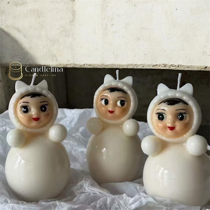 Babushka Candle (With Ears)