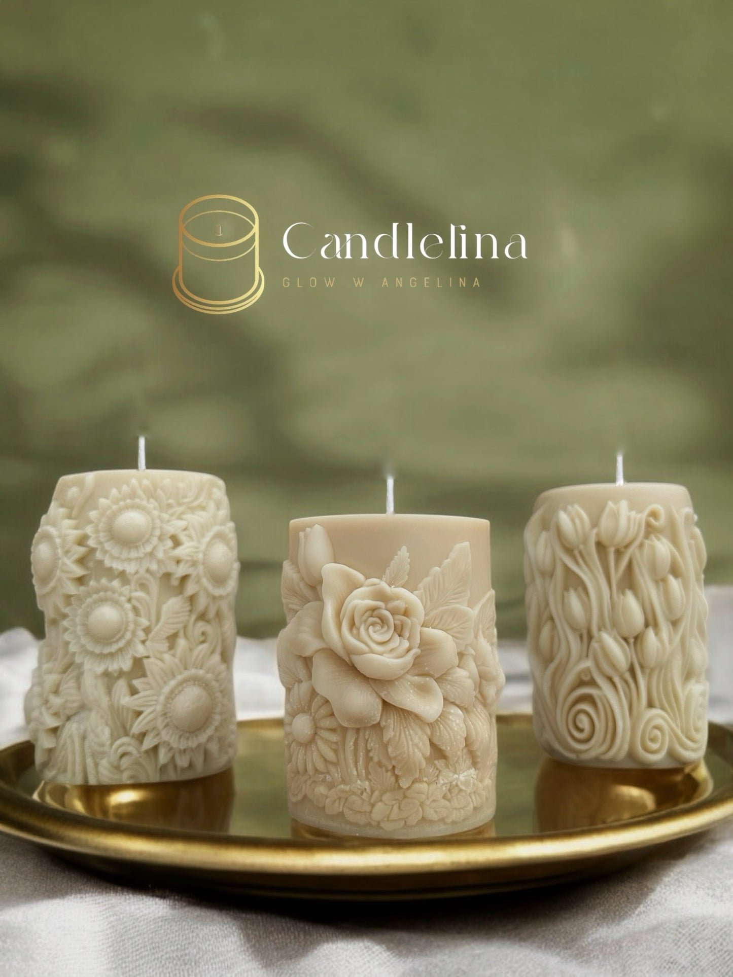 3D Flower Set (4 pcs)