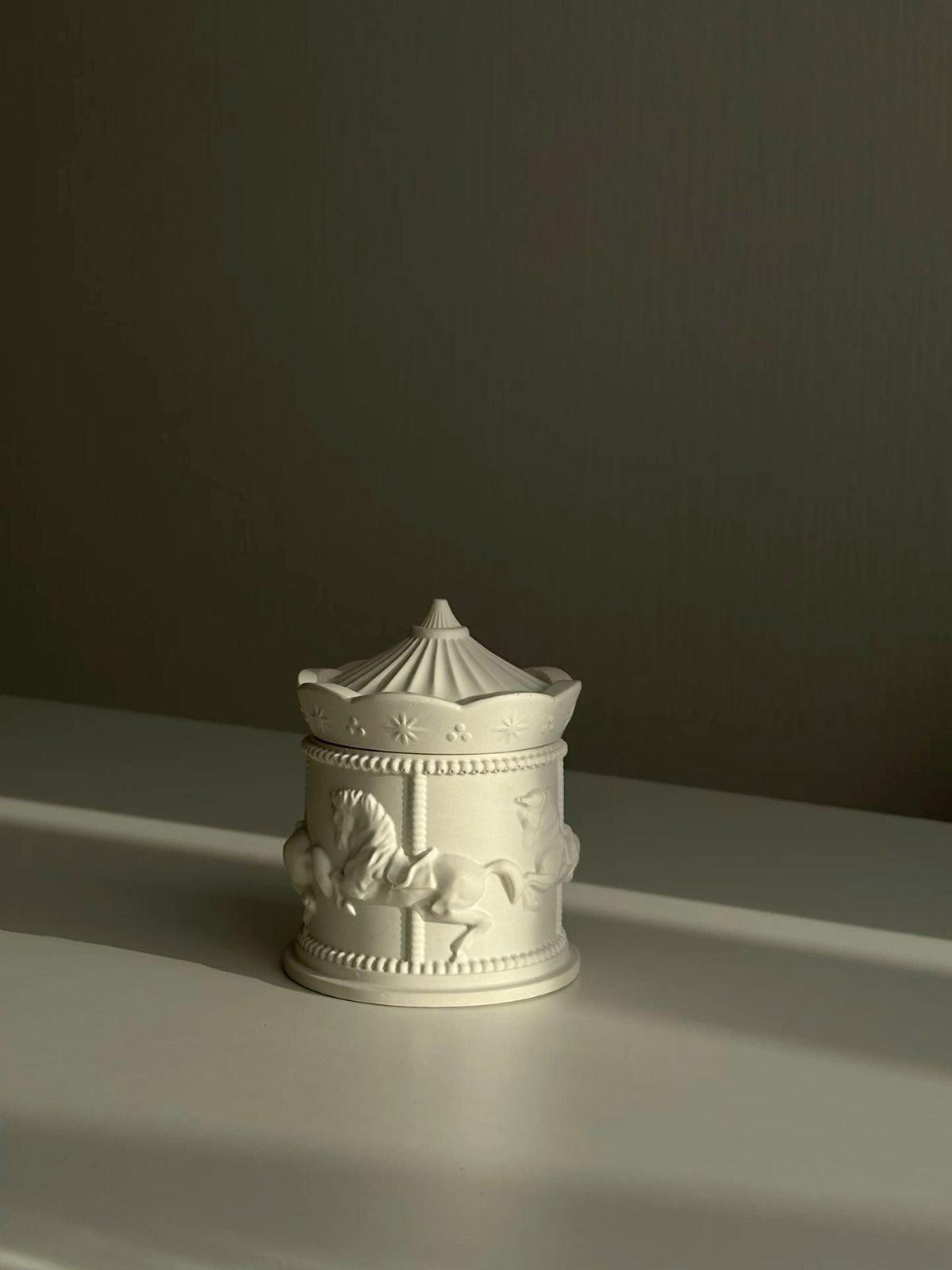 Christmas Carousel Candle