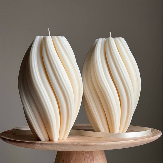 XL Swirl Candle (1 Pc)