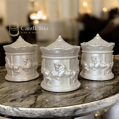Christmas Carousel Candle
