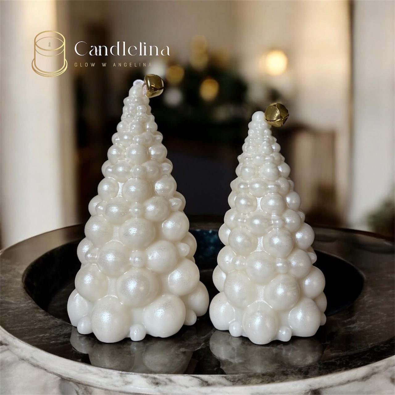Bubble Tree Candles (2 PC)