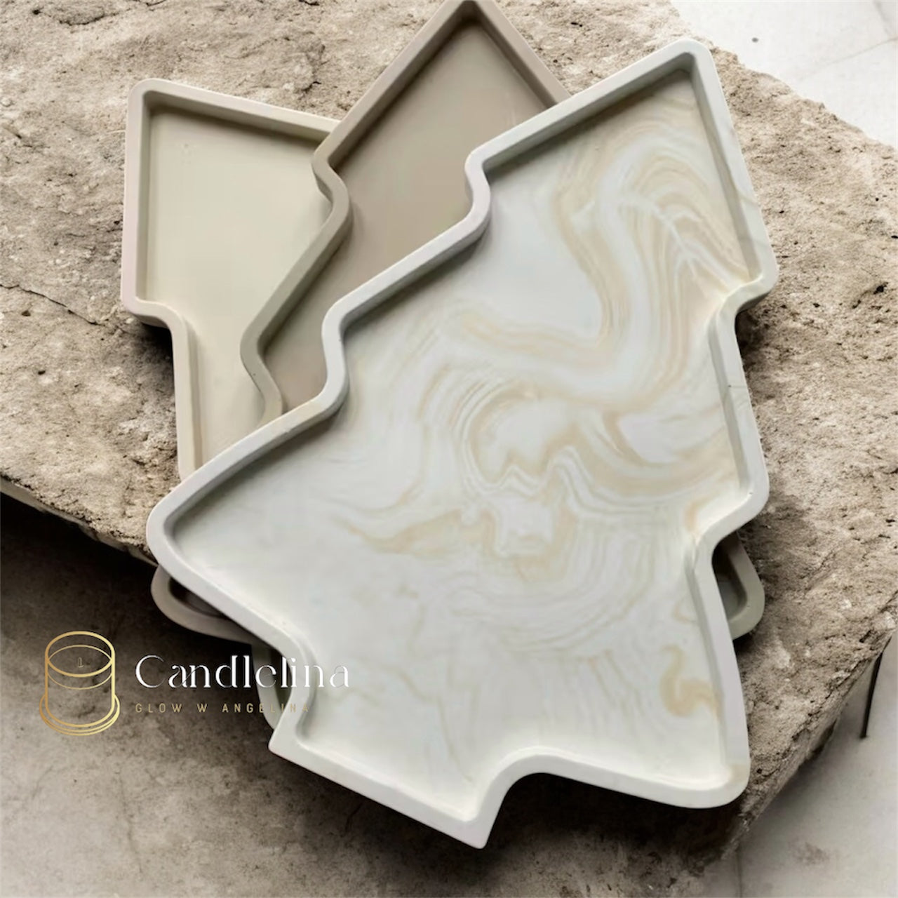 White Tree Tray Large