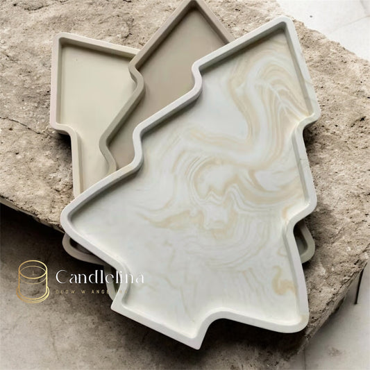 White Tree Tray Large