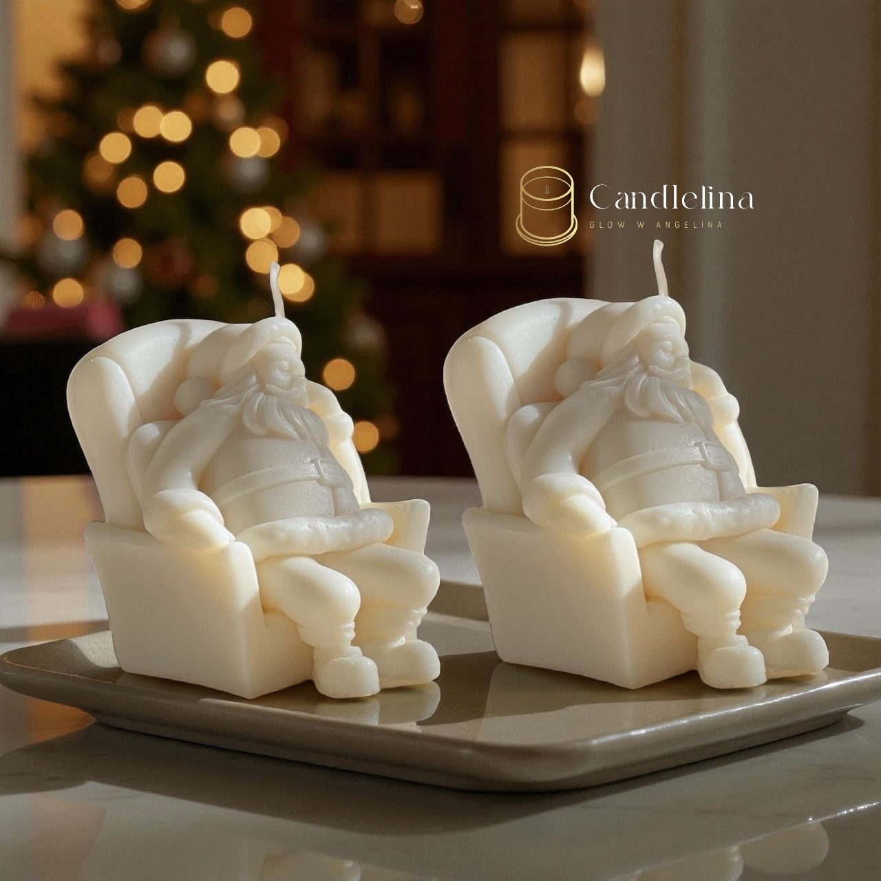 Cozy Claus Candle (1 PC)