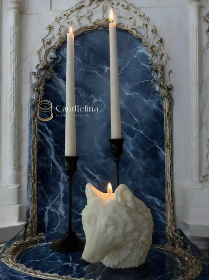Luna Wolf Candle