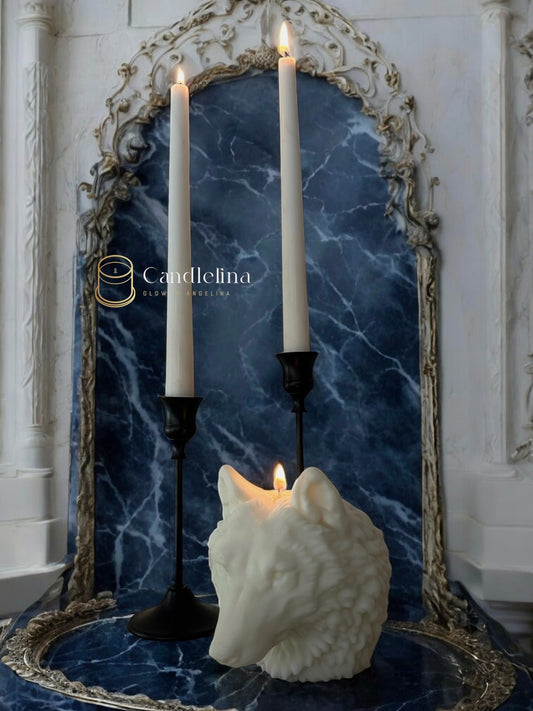 Luna Wolf Candle