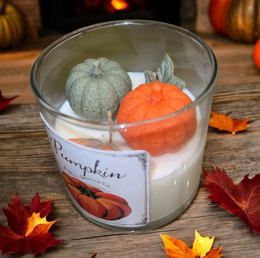 Pumpkin Candle Jar (Large)