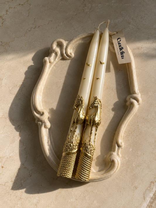 Horse Candlesticks (2 pcs)