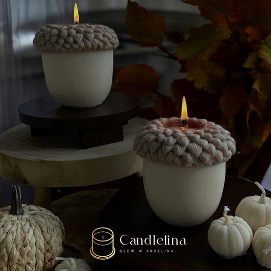 XL Acorn Candle