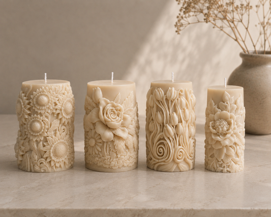 3D Flower Set (4 pcs)